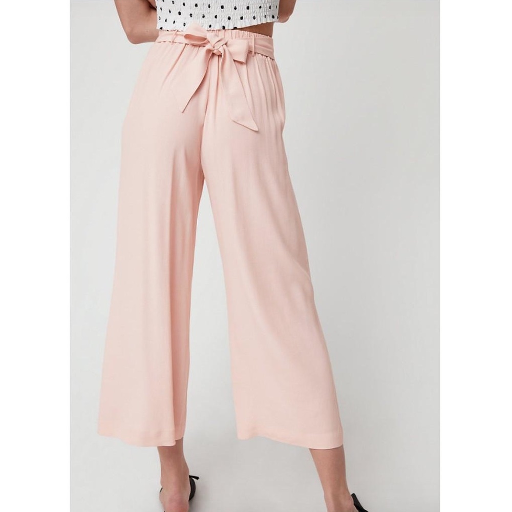 Aritzia Wilfred Women's Blush Pink Midi Skirt